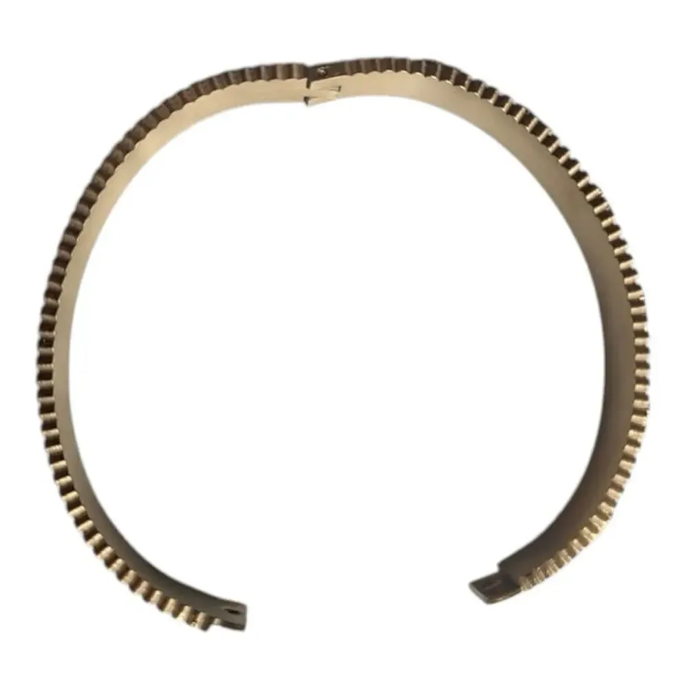 18K Gold Plated Four Leaf Bangle Bracelet
